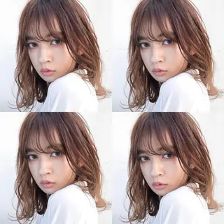 ミディアム カラー Siesta所属・📣髪質改善縮毛矯正 特化美容師｜庭田📣のヘアスタイル