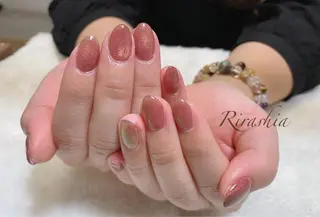 ネイル うる艶/透明感 Rirashaのネイルデザイン
