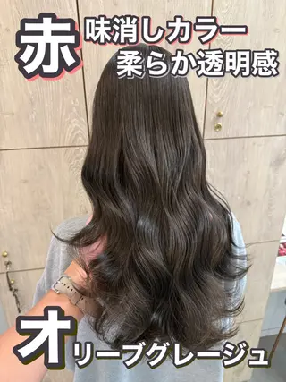 ロング カラー 吉田 裕太朗のヘアスタイル