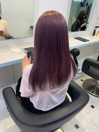 セミロング MOE 福岡韓国ヘア✧︎のヘアスタイル