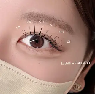 マツエク・マツパ Mignon所属・mignon eye YUKINOのマツエク・マツパデザイン