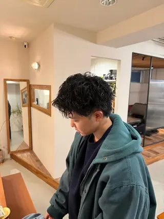 ショート メンズ 栄/メンズカット/ 二村 洸太朗のヘアスタイル