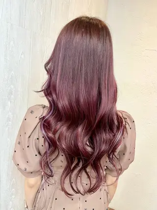カラー GLOSS♡ ヤマガミコウジのヘアスタイル