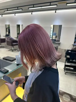 セミロング カラー JILL by GiseL/天神のヘアスタイル