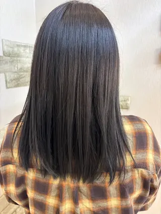 セミロング ZIPANGU   押上店所属・透明感🫧艶カラー 💎Sayakaのヘアスタイル