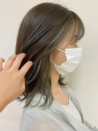 セミロング カラー 【カラーリスト】 Likka.のヘアスタイル