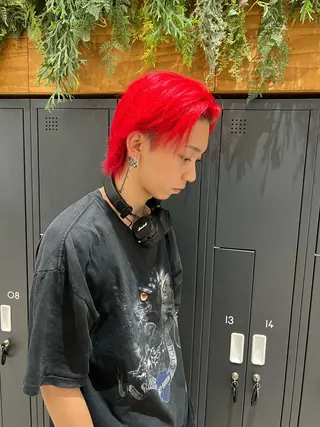 ショート カラー メンズ salowin神戸三宮suite所属・工藤 貫多のヘアスタイル