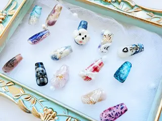 ネイル ネイルリボン 本家のネイルデザイン