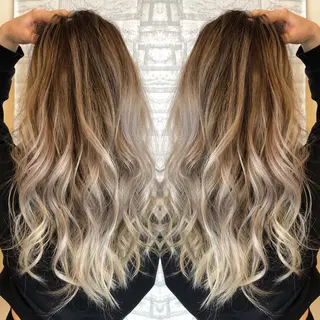 ミディアム カラー JILBLAN京都 ショート/ハイライトのヘアスタイル