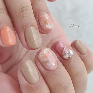 ネイル Cuore谷岡紗妃/ 宮崎台のネイルデザイン