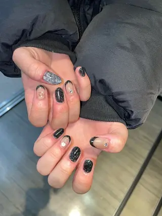 ネイル 束感まつ毛/ネイル/ LED♥KIRARAのマツエク・マツパデザイン