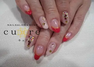 ミディアム ネイル ネイルサロン Cureのネイルデザイン