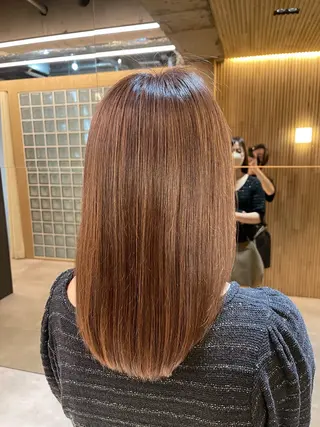 ロング 髪質改善美容室 si by bokuno銀座所属・美髪矯正 selyaのヘアスタイル