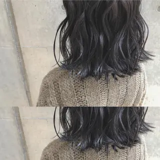 ミディアム CLUTCH天王寺 西藤遥河のヘアスタイル