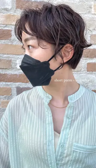 ショート パーマ ACCA所属・和泉府中美容室 YUMEのヘアスタイル