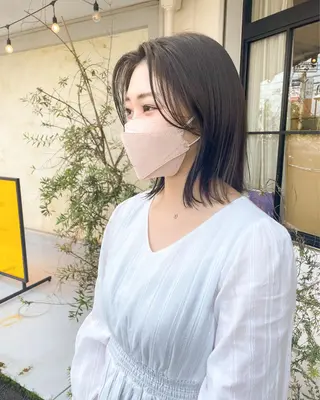 ミディアム 和泉市フルール 吉田　瞬也のヘアスタイル