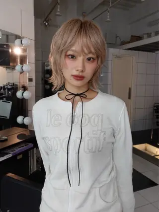 ショート カラー ヘアアレンジ ニュアンスカラー🧶 nanacoのヘアスタイル