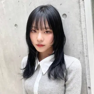 ミディアム カラー ✨ハッシュカット✨ ユウキ✨のヘアスタイル