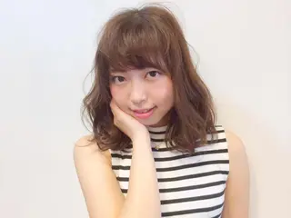 セミロング 横井伴典　矢場町 メンズパーマ/カットのヘアスタイル