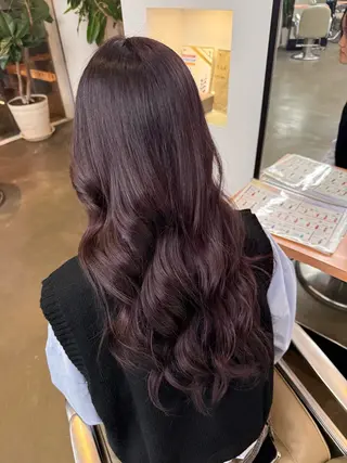 ロング たかしな けいなのヘアスタイル