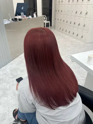 セミロング rio🧚🏻‍♀️ 暖色/グレージュのヘアスタイル