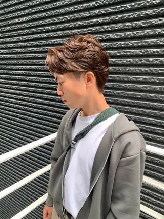 パーマ メンズ 佐藤大翔🌐縮毛矯正 🌐メンズパーマのヘアスタイル