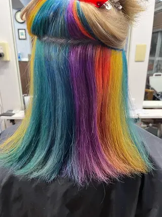 ミディアム カラー 原宿サロン代表 デザインカラー伊藤卓のヘアスタイル