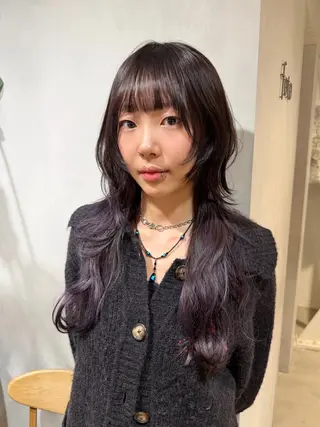 ロング カラー SAKI 新宿のヘアスタイル