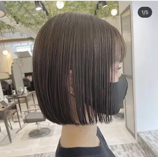 ショート EARTH所属・NATSUMI 透明感カラーのヘアスタイル