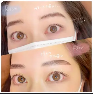 アイブロウ ロレインブロウ新宿東口店所属・ﾛﾚｲﾝﾌﾞﾛｳ 新宿東口店のマツエク・マツパデザイン