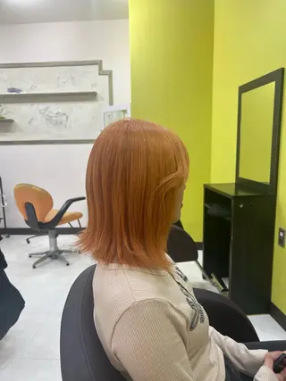 カラー ハイトーン/パーマ 特化平田のヘアスタイル