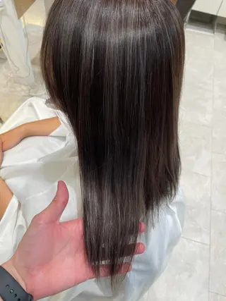 ロング カラー 似合わせスタイル 岡田勇哉のヘアスタイル