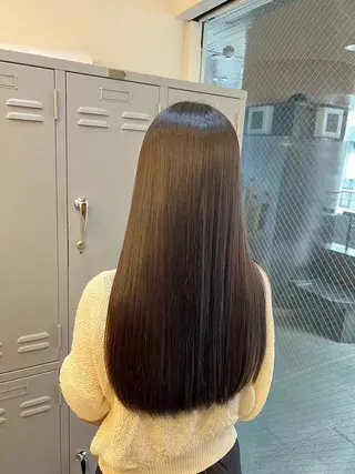 ロング カラー 縮毛矯正✨️レイヤー クボタリョウのヘアスタイル