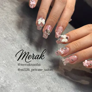 ネイル nagaoフィルイン パラジェル長さだしのネイルデザイン