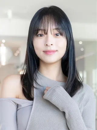 ミディアム カラー ✨髪質改善 縮毛矯正 艶髪 立川 コウキ✨のヘアスタイル