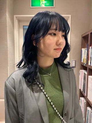 ロング カラー dogstar小林諒 レイヤー/パーマのヘアスタイル