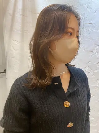 セミロング カラー 🌟アレンジが似合う カラー🌟Rumiのヘアスタイル