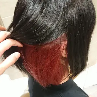 ミディアム カラー 宮本  星羅のヘアスタイル