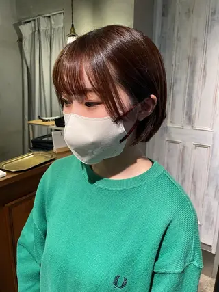 ミディアム 中村 彩乃のヘアスタイル