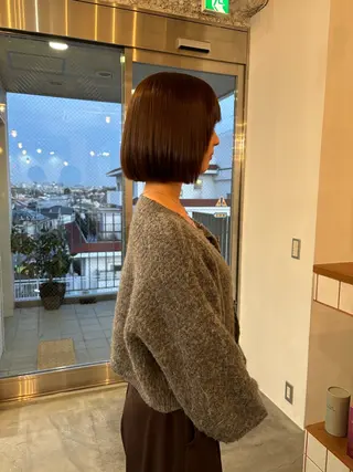 ショート カラー 林　蓮／レイヤー /透明感カラーのヘアスタイル