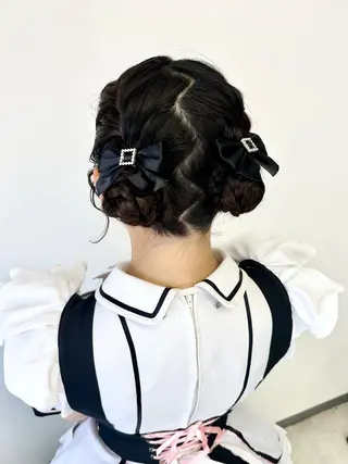 ロング ヘアアレンジ grow 秋葉原所属・‎♡ᩚ しまだ まい‎♡ᩚのヘアスタイル