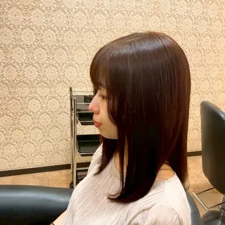 セミロング 齋藤 若菜のヘアスタイル