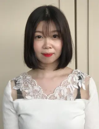 ショート カラー ヘアアレンジ yeope所属・ハイトーンカラー ブリーチ専門・天神のヘアスタイル