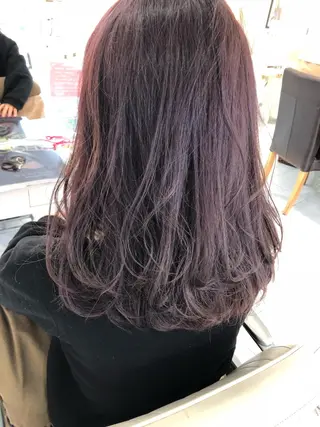 ロング カラー 店長/mao/ 前髪/顔周りカットのヘアスタイル