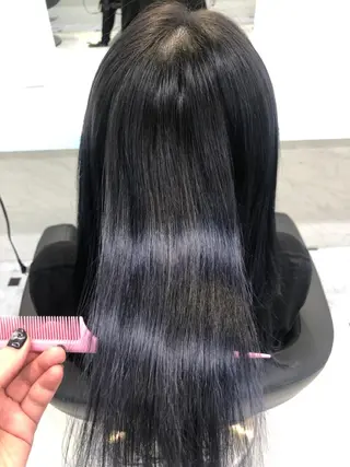 ロング カラー 韓国艶カラー🇰🇷 DISCO💙のヘアスタイル