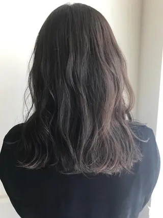 ロング カラー ながやま まいのヘアスタイル