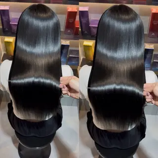 ロング カラー 髪質改善/美髪矯正 艶髪/Takutoのヘアスタイル