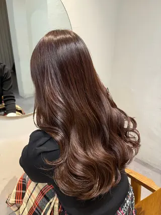 ロング カラー roka所属・ayaka♡ 柔らかカラーのヘアスタイル