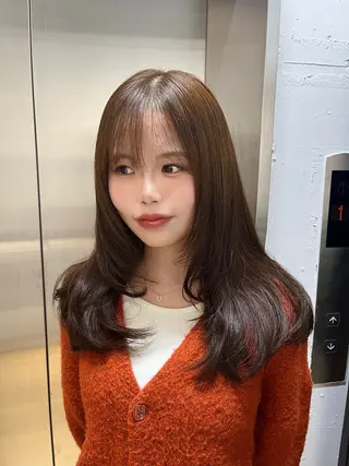 ロング カラー ヘアアレンジ SOL.JINGUMAE所属・原宿・デザインカラー YUI🤍ྀིのヘアスタイル