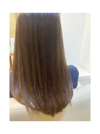 セミロング カラー タカノ アツコのヘアスタイル